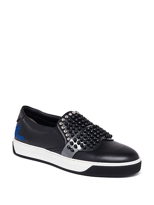 Fendi - Karlito Studded Slip-On Sneakers