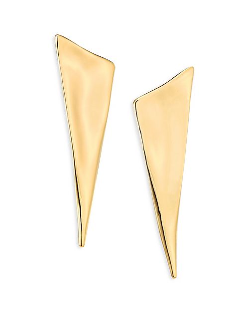 Alexis Bittar - Liquid Gold Angled Pyramid Earrings