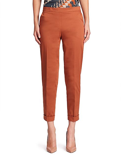 Akris - Manuela Stretch-Cotton Pants