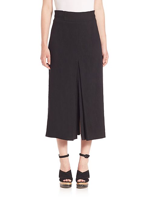 Apiece Apart - Obsidian Slit Midi Skirt