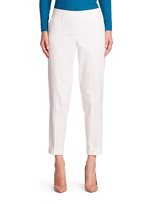 Akris - Manuela Stretch-Cotton Pants