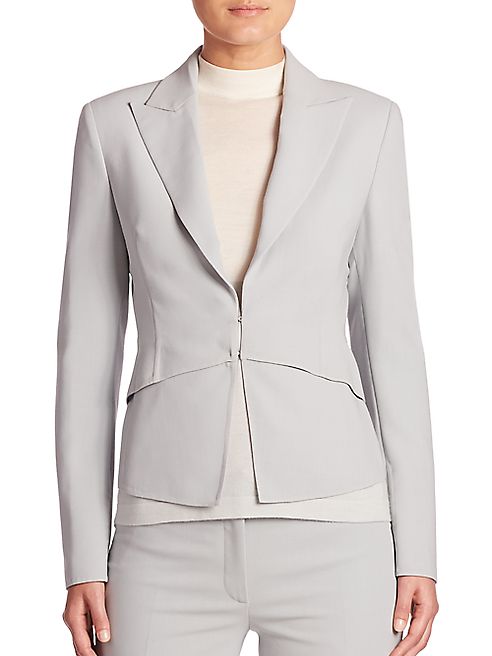 Akris - Ice Cropped Wool Jacket