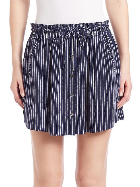 Joie - Wendolyn Striped Silk Skirt