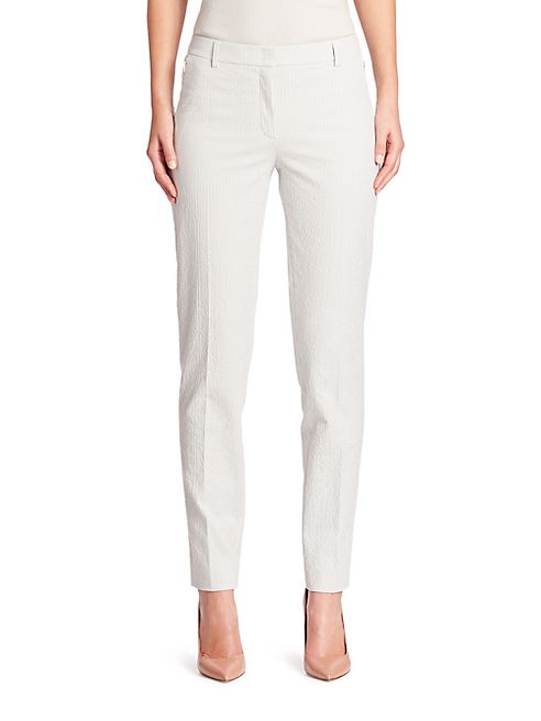 Akris - Melvin Stretch-Cotton Seersucker Pants