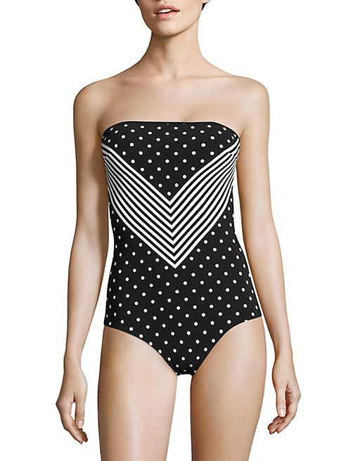 Stella McCartney - One-Piece Bandeau Swimsuit