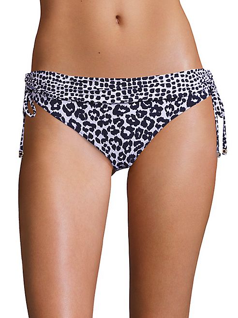 Stella McCartney - Animal-Print Fold-Over Bikini Bottom