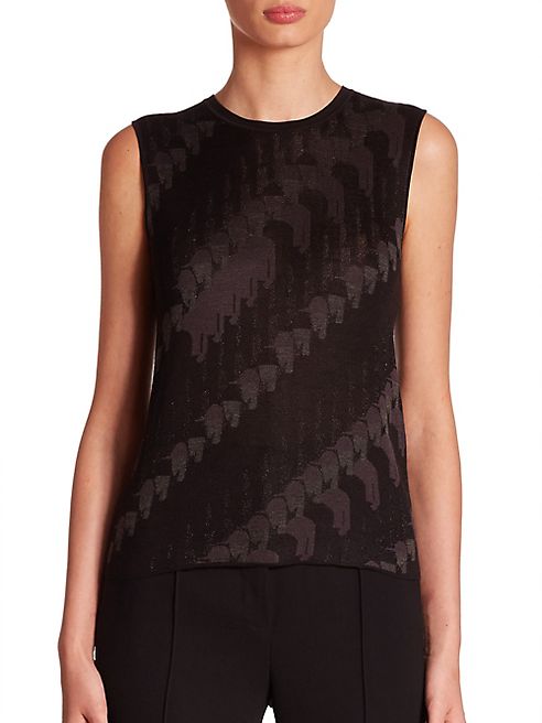 Akris - Jacquard Knit Shell