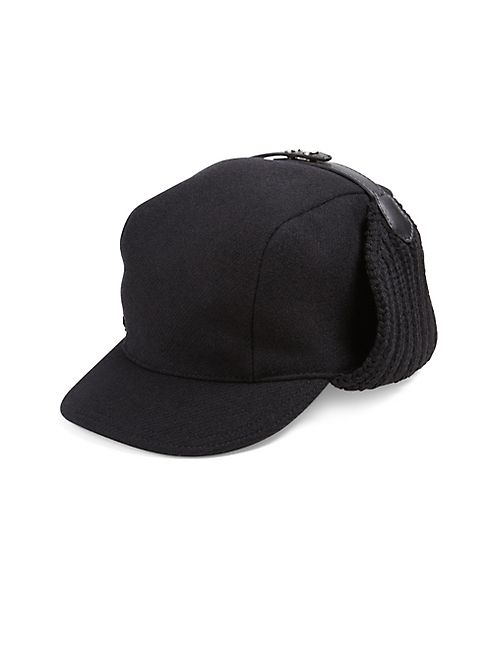 Prada - Detachable Wool Flap Cap