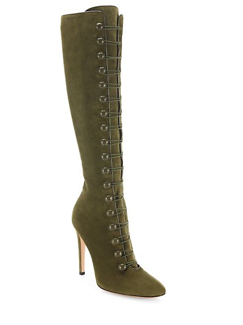 Gianvito Rossi - Marais Suede Knee-High Boots