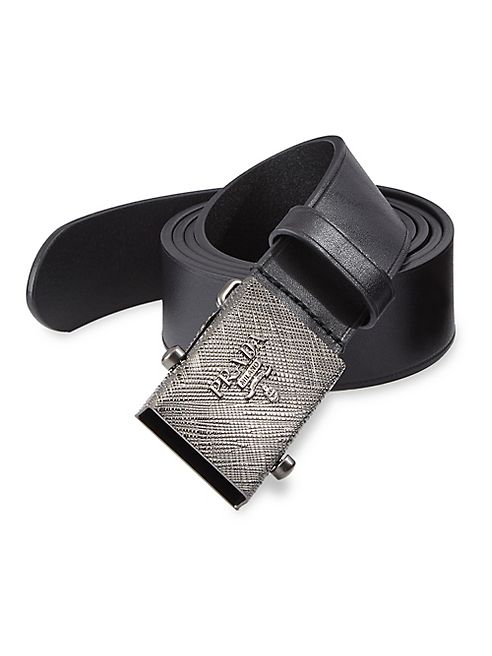 Prada - Logo Leather Belt