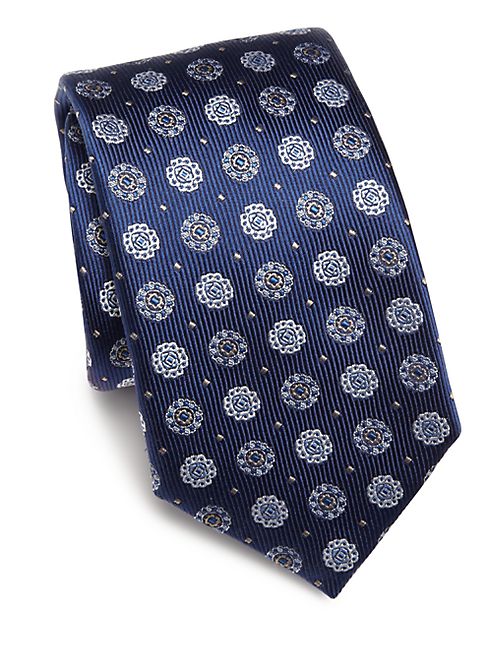 Saks Fifth Avenue Collection - Textured Silk Tie