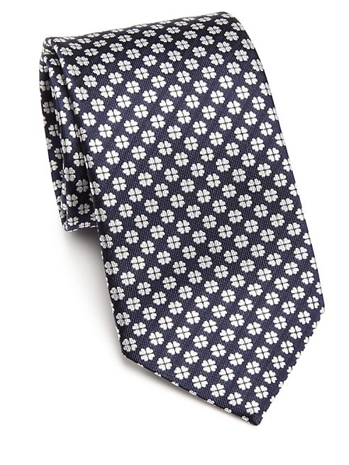 Saks Fifth Avenue Collection - Patterned Silk Tie