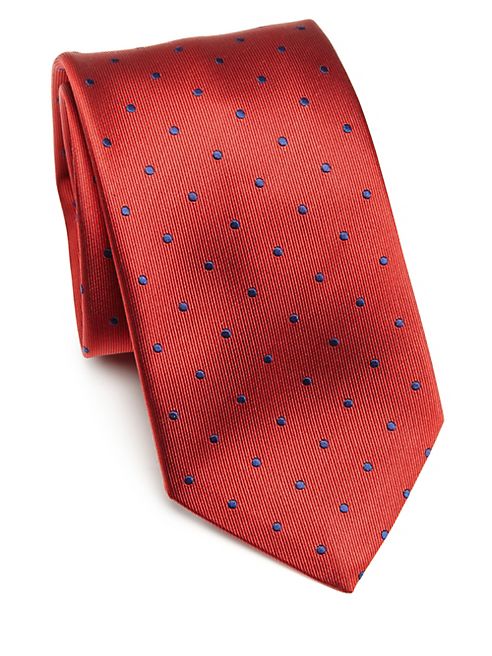 Saks Fifth Avenue Collection - Polka Dotted Tie