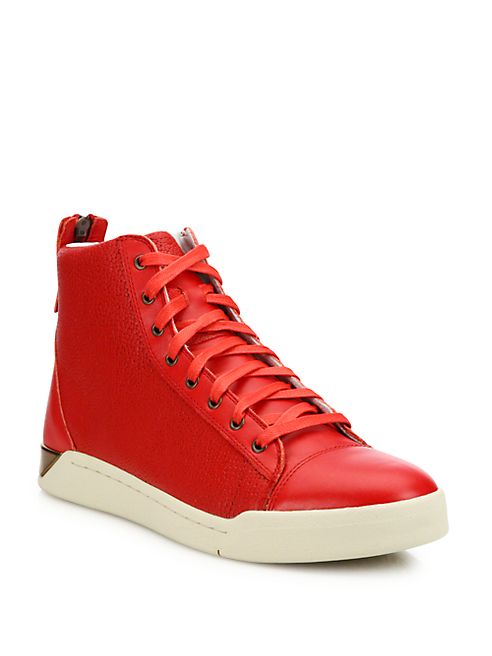 Diesel - Caviar Tempus Diamond Leather Sneakers