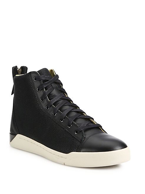 Diesel - Caviar Tempus Diamond Leather Sneakers