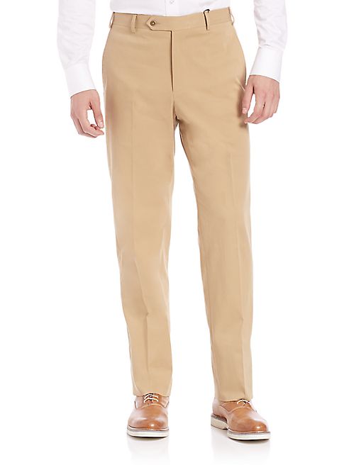 Zanella - Flat-Front Wool Pants