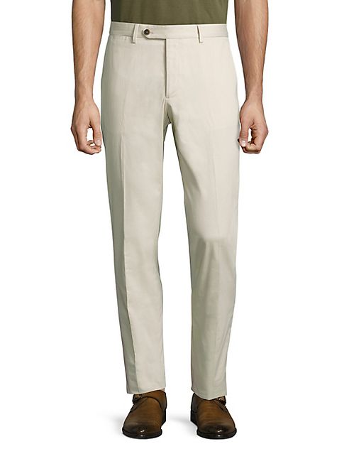 Salvatore Ferragamo - Basic Cotton Trousers