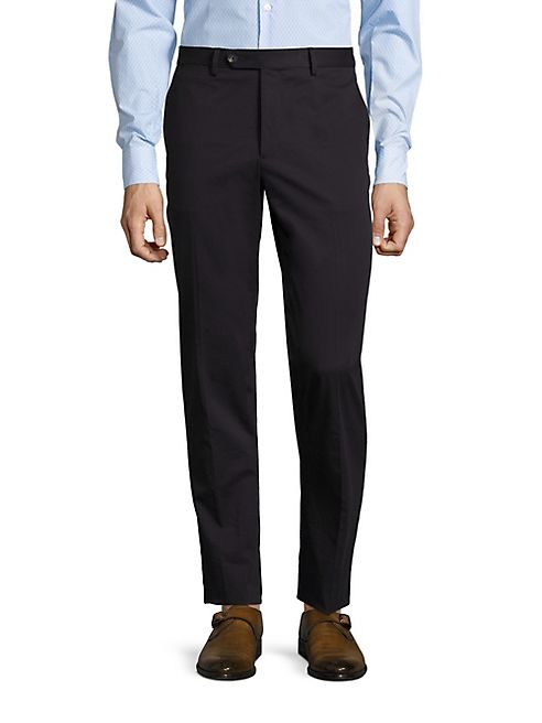 Salvatore Ferragamo - Basic Cotton Trousers