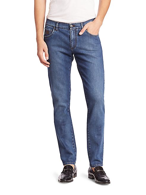 Salvatore Ferragamo - Stretch Straight-Fit Jeans