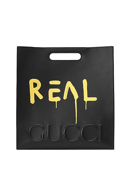 Gucci - Writers Leather Tote