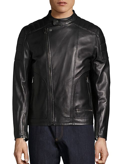 Salvatore Ferragamo - Moto Style Leather Jacket