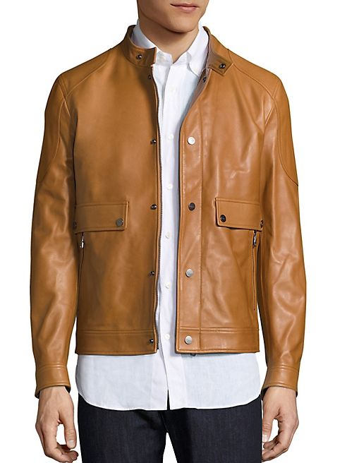 Salvatore Ferragamo - Lambskin Leather Jacket