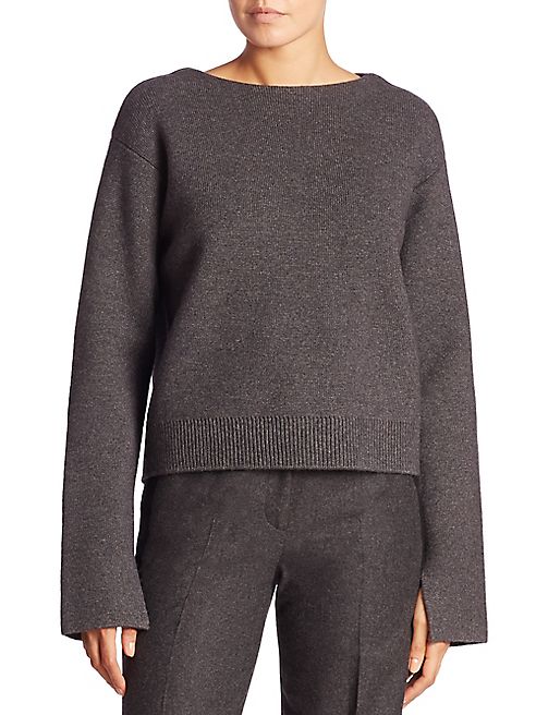 Jason Wu - Open-Back Wool Blend Top