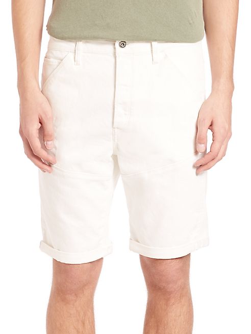 G-Star RAW - 5621 3D Tapered Slim Fit Jean Shorts