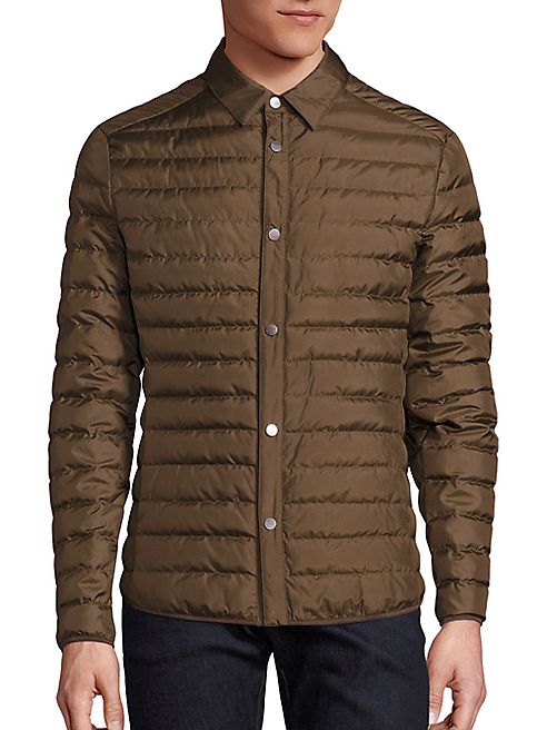 Salvatore Ferragamo - Quilted Silk Shirt Jacket