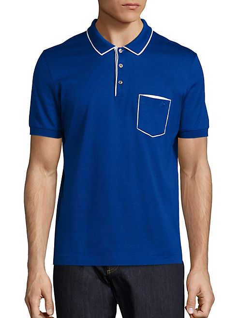 Salvatore Ferragamo - Solid Pocket Polo