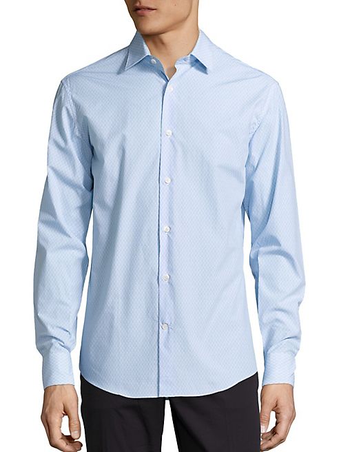 Salvatore Ferragamo - Gancini Print Sport Shirt