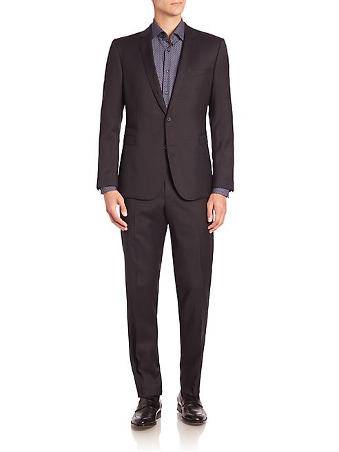 strellson - Travel Glen Check Virgin Wool Suit