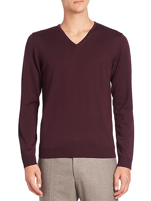 strellson - Milton V-Neck Virgin Wool Sweater