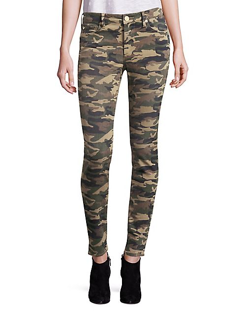 True Religion - Halle Camo Super Skinny Jeans