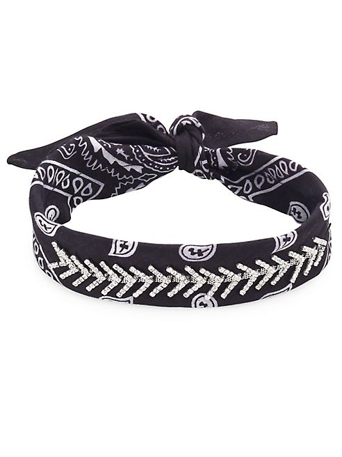 Fallon - Monarch Diamante Bandana Choker