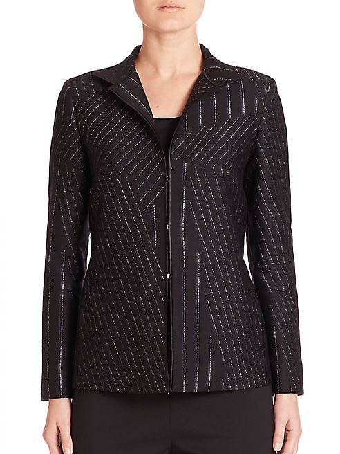 Lafayette 148 New York - Adair Cross Sectional Pinstripe Jacket