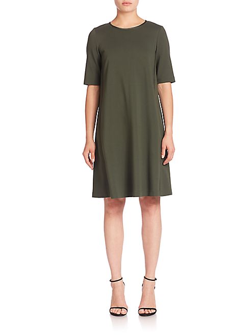 Lafayette 148 New York - Punto Milano Charmeuse-Trim Dress