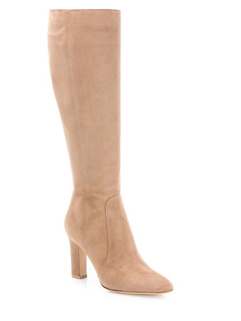 Gianvito Rossi - Suede Knee-High Boots