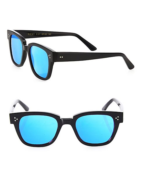 Kyme - Ricky 49MM Flat Square Sunglasses