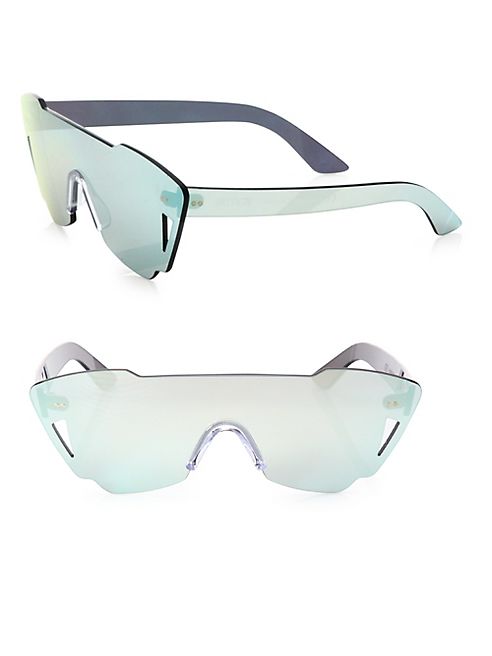 Kyme - Tamara Mirrored Shield Sunglasses