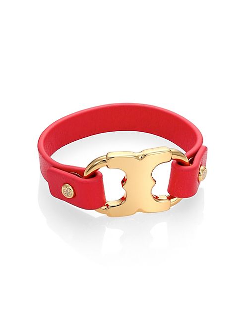 Tory Burch - Gemini Link Leather Bracelet