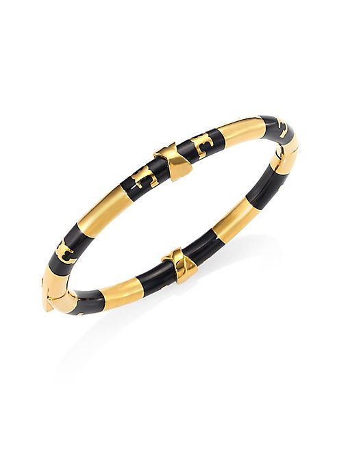 Tory Burch - Oro Stripe Bangle Bracelet