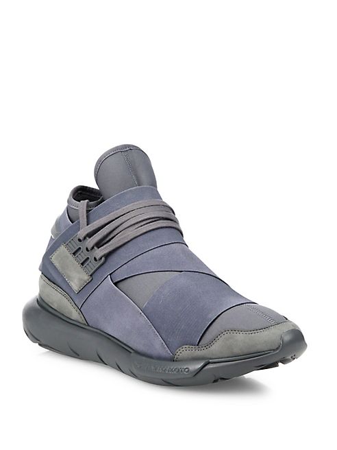 Y-3 - Slip-On High-Top Sneakers