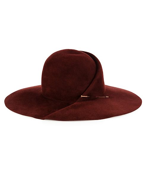 Eugenia Kim - Catherine Pinned Wide-Brim Felt Hat