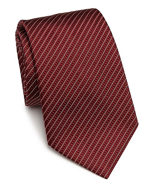 Armani Collezioni - Thin Striped Silk Tie