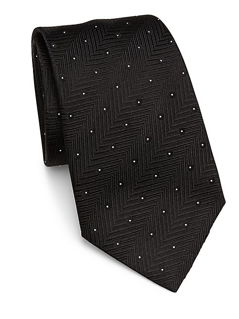 Armani Collezioni - Chevron Silk Tie