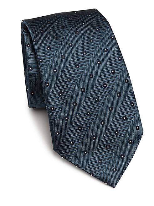 Armani Collezioni - Chevron Silk Tie