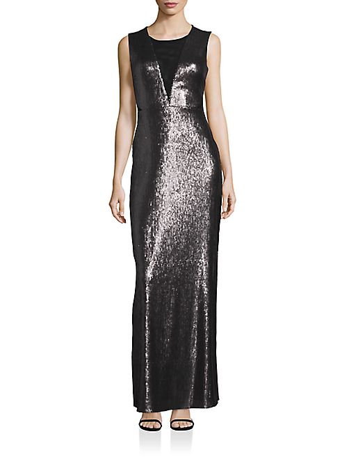 Laundry by Shelli Segal - Open Back Sequin Gown