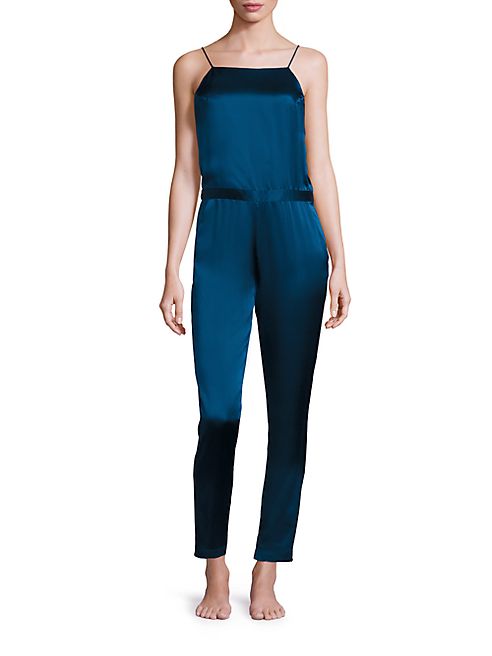 Fleur du Mal - Lounge Silk Overalls