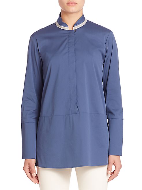 Lafayette 148 New York - Excursion Stretch Avril Blouse